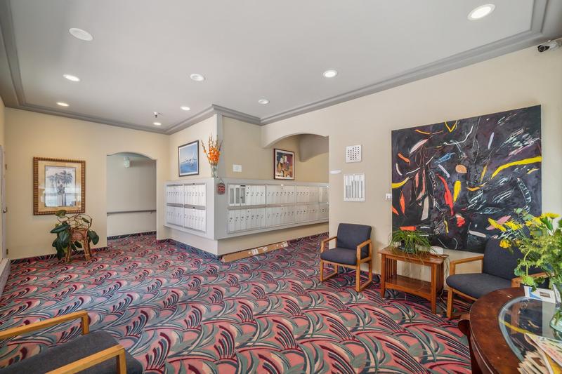 Lobby and mailroom at Park Glenview Apartments